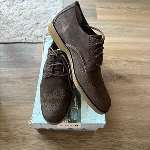 Sperry Men’s Brown Suede Wingtip Oxfords 11M
